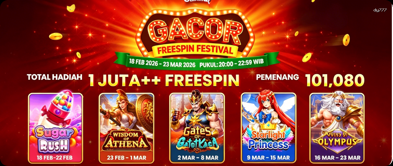 Login dy777 Sekarang Bonus Melimpah